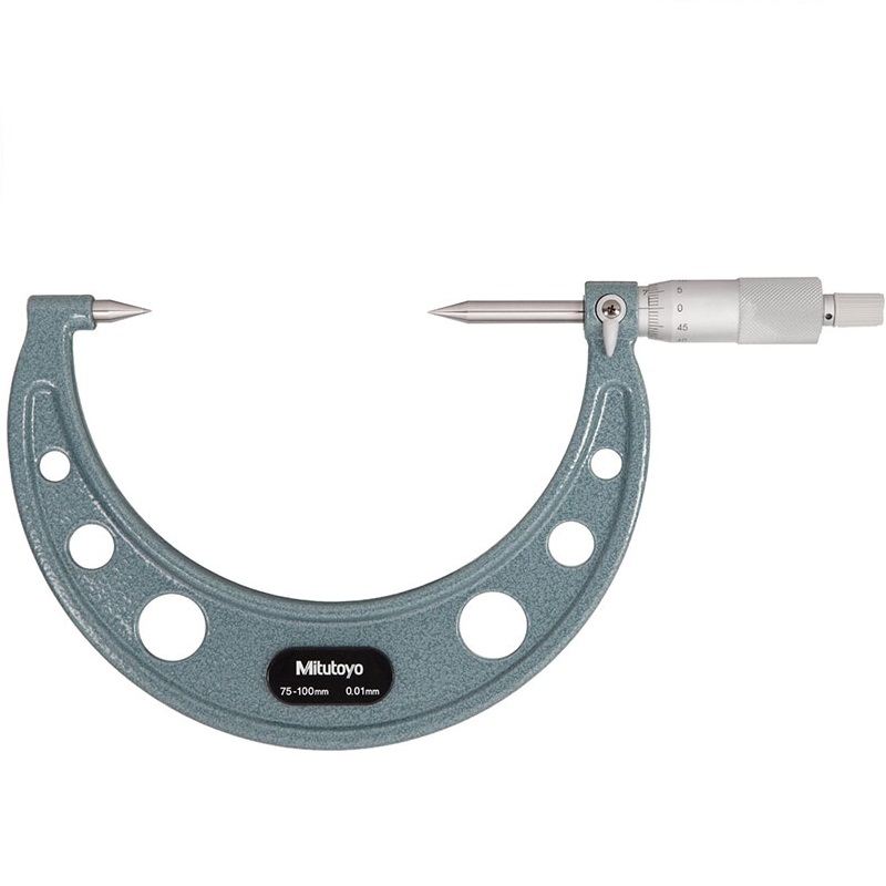 Panme đo ngoài nhọn Mitutoyo 112-168 75-100mm/0.01mm