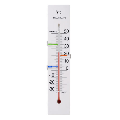 Nhiệt kế thủy ngân trắng,  Room Thermometer White