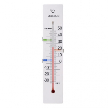 Nhiệt kế thủy ngân trắng,  Room Thermometer White