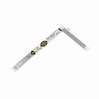 Thước ke vuông mạ nhũ bạc MT-30 30cm x 15cm Niigata