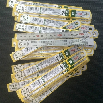 Thước lá inox mạ nhũ bạc 15cm SV-150 Niigata